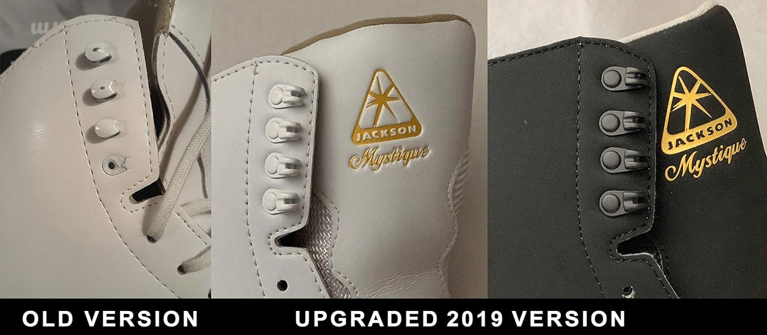 Jackson Ultima Mystique Figure Ice Skates for Men & Boys - Premium Performance Skates with Guardog Skate Guards - Perfect for Ice Rinks, Figure Skating Practice & Competitive Performances