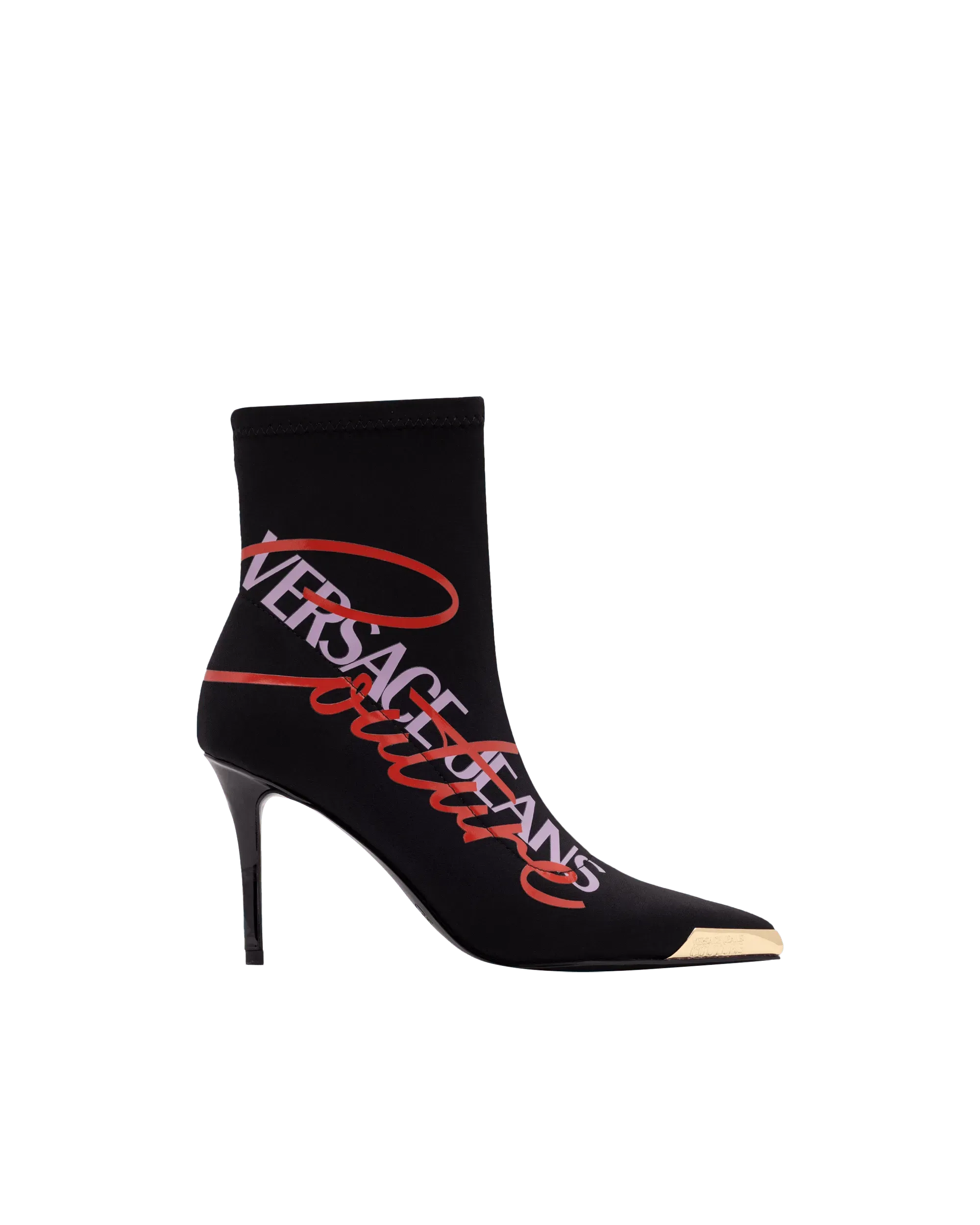 Stylish Logo Heeled Boots for Women - Fashionable Chunky Heel Ankle Boots for Fall & Winter - Perfect for Office, Party & Casual Outfits