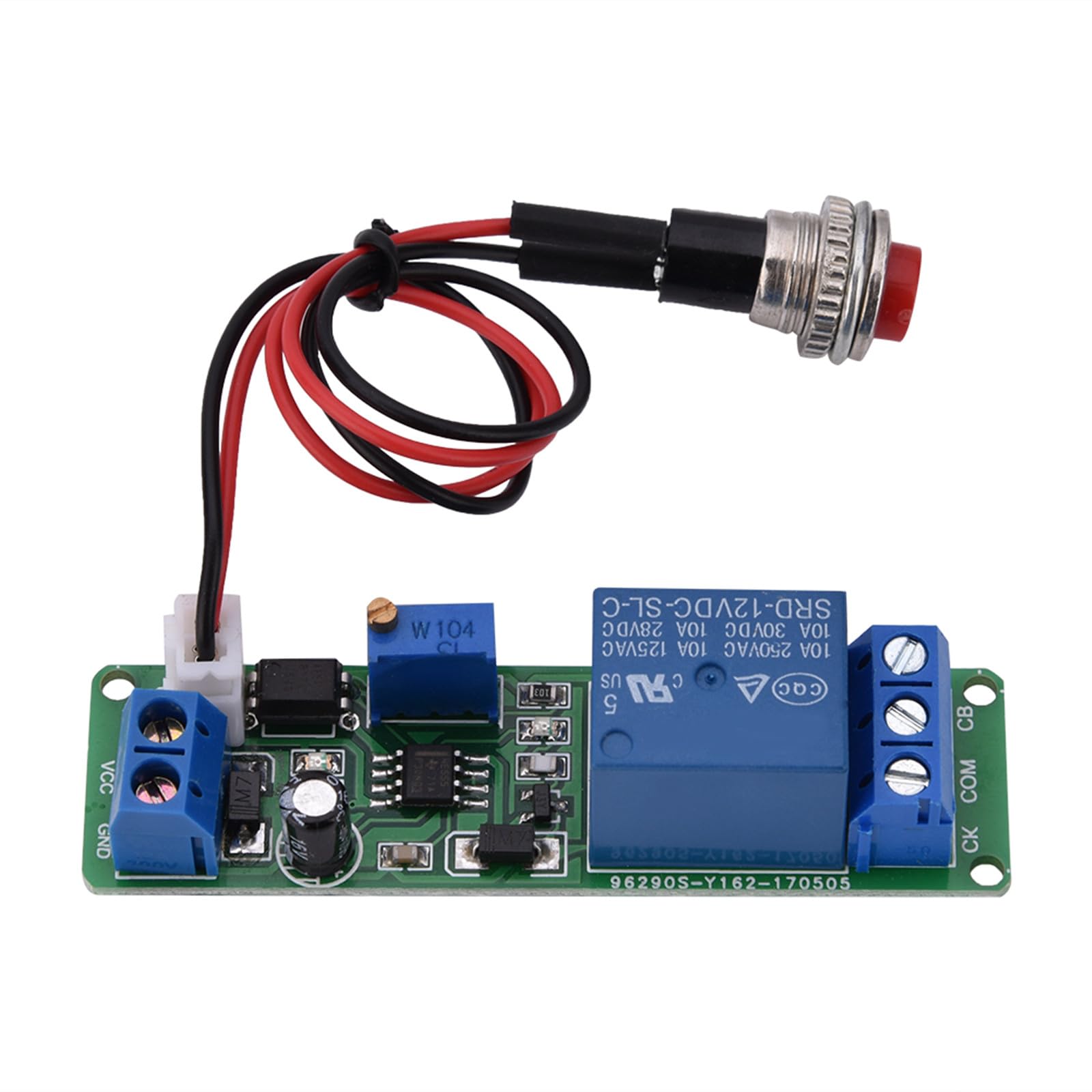 Jadeshay DC 12V Adjustable Timer Delay Relay Module - High Precision 1-10 Second Switch for Automation, Robotics & Smart Home Systems | Perfect for DIY Projects, Industrial Control & IoT Devices