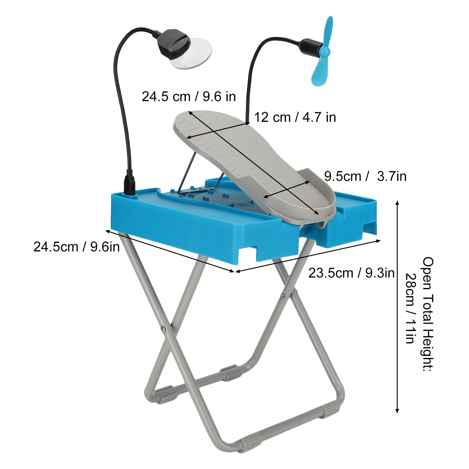 **Non-Slip Adjustable Pedicure Foot Rest - Foldable Professional Nail Salon Stand for Home & Spa Use - Perfect for Manicures, Pedicures & At-Home Nail Care**