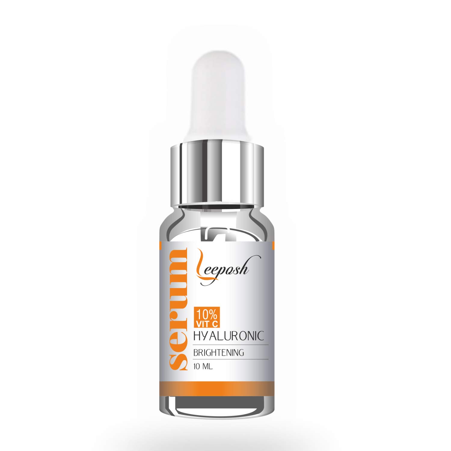 LEEPOSH Hyaluronic Acid & Vitamin C Serum for Brightening & Whitening - Insta Glow Roller Serum for Face, Dark Spots & Even Skin Tone | Perfect for Daily Skincare & Night Routine