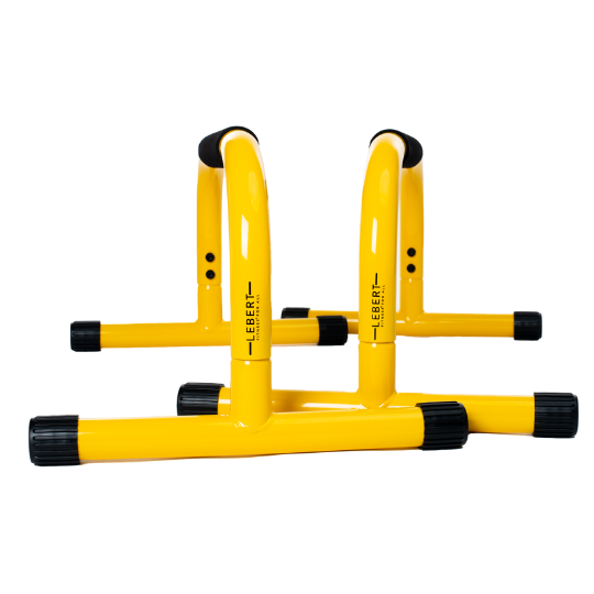 Lebert Parallettes Bars - Adjustable Gymnastic Training Bars for Home & Gym Workouts - Perfect for Push-Ups, Dips, L-Sits & Calisthenics Exercises