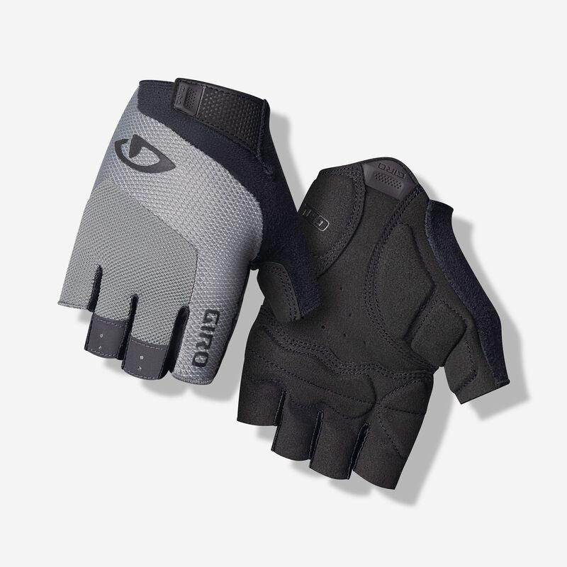 Giro Bravo Gel Cycling Gloves - Unisex Bike Gloves for Men & Women - Padded Gel Palm for Comfort & Shock Absorption - Perfect for Road Biking, Mountain Biking & Commuting