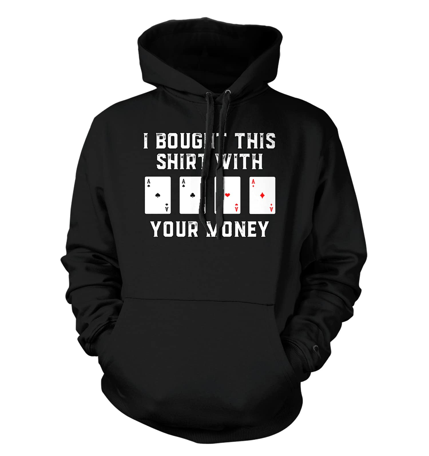 Poker Unisex Hoodie Sweatshirt - Funny Gift for Poker Lovers | Comfortable Cotton Blend | Perfect for Casino Nights, Poker Parties & Casual Wear