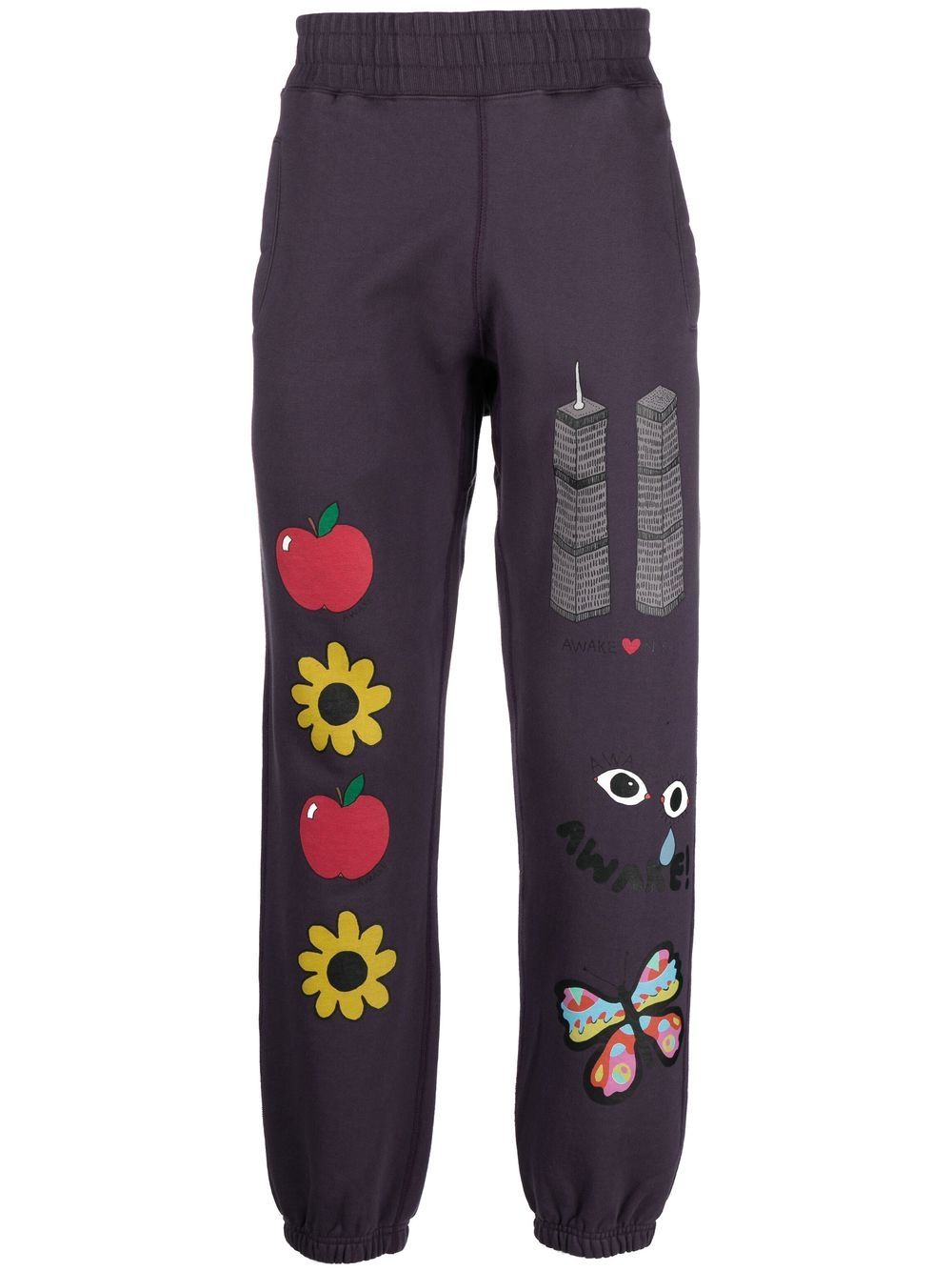 AWAKE NY Purple Trousers for Men & Women | High-Quality Streetwear Pants | Perfect for Casual Wear, Urban Fashion & Street Style Outfits