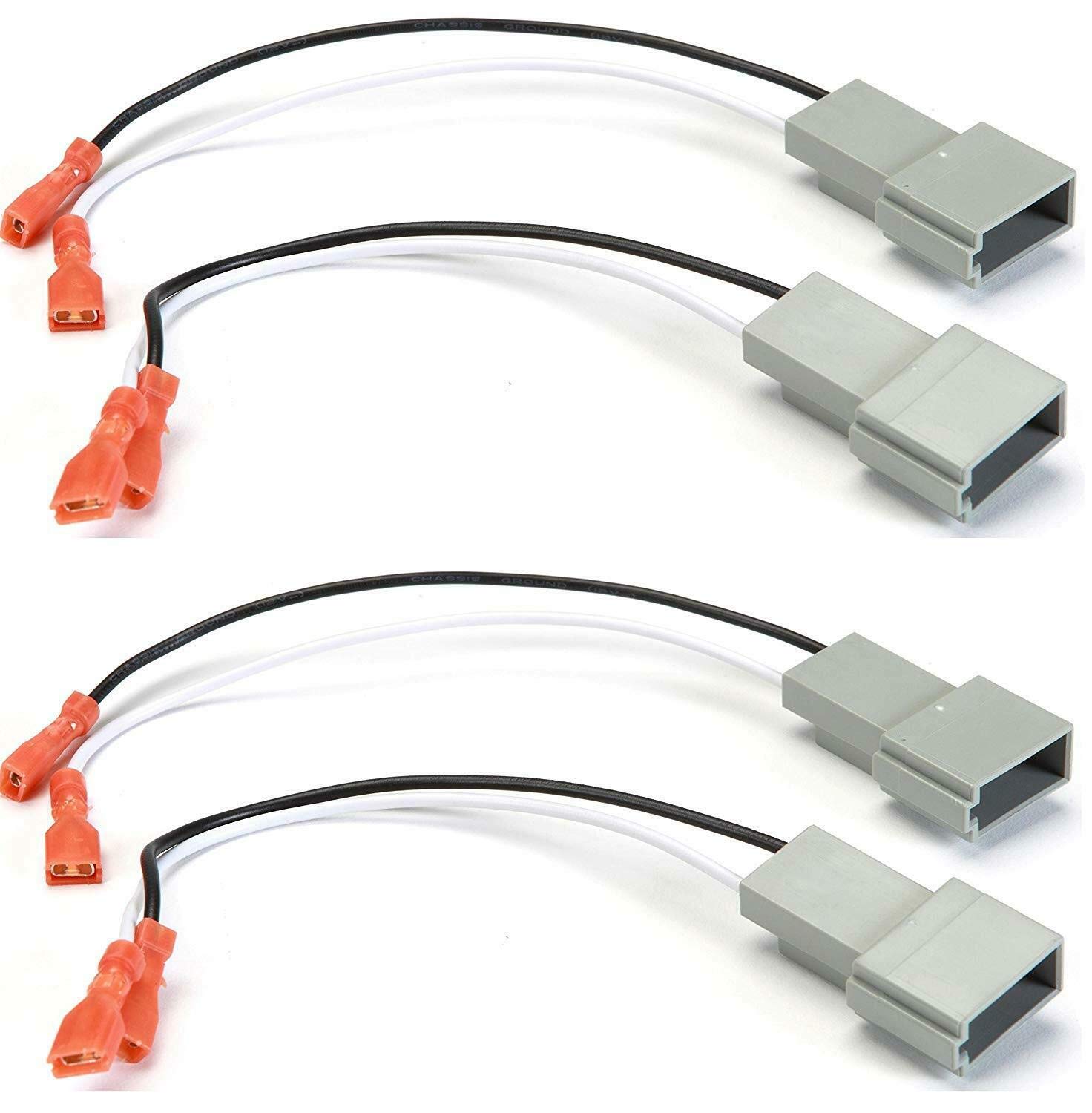 2 MK Audio Speaker Connector Harness SP-5512 72-5512 - Compatible with Ford Lincoln Mazda Vehicles 1989 & Newer - Perfect for Car Audio System Upgrades & Speaker Installations