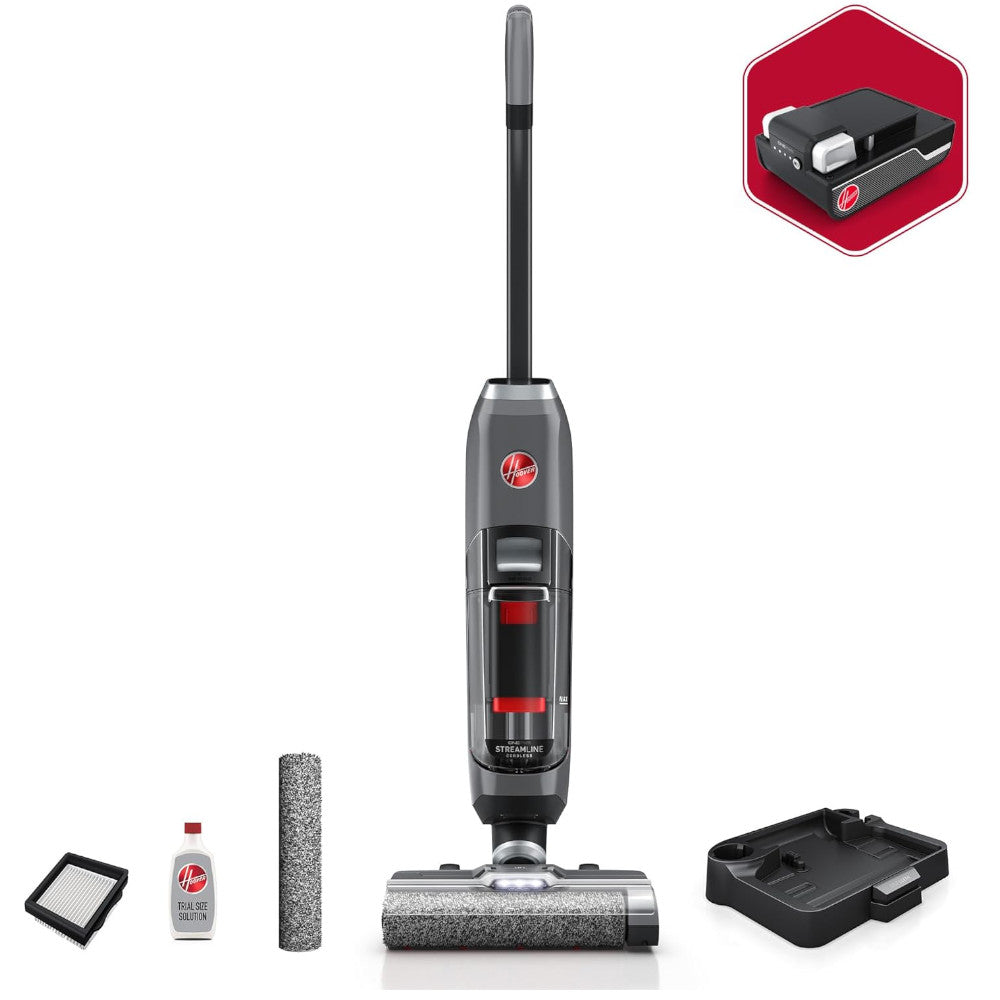 HOOVER ONEPWR BH55400V Cordless Hard Floor Cleaner - Factory Serviced with Home Essentials Warranty | Perfect for Hardwood, Tile & Laminate Floors