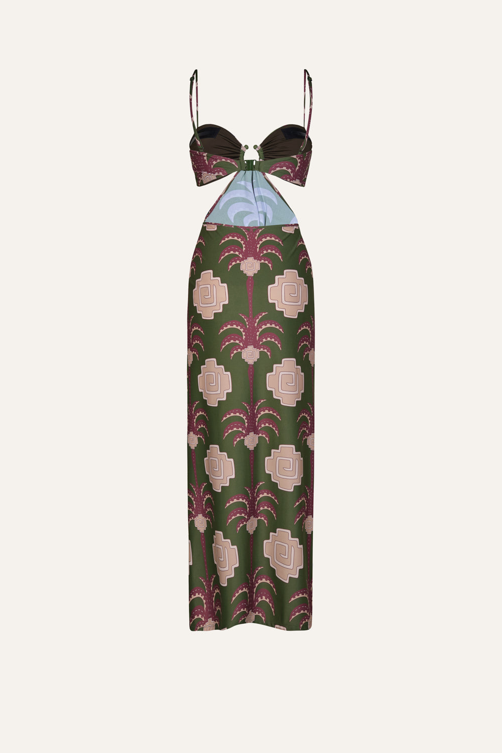 Jungle Geometry Print Dress - Trendy Floral Geometric Pattern Summer Dress for Women | Perfect for Beach Vacations, Date Nights & Casual Outings