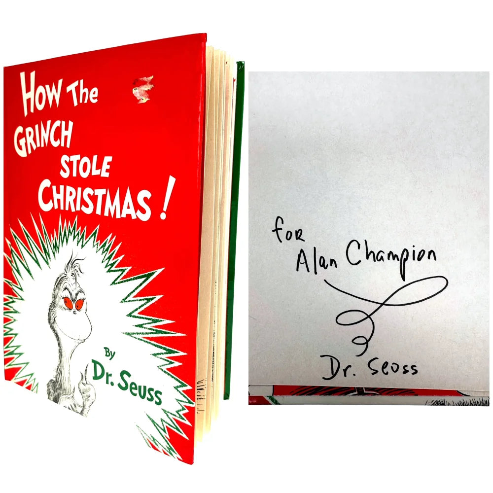 Authentic Dr. Seuss Signed 