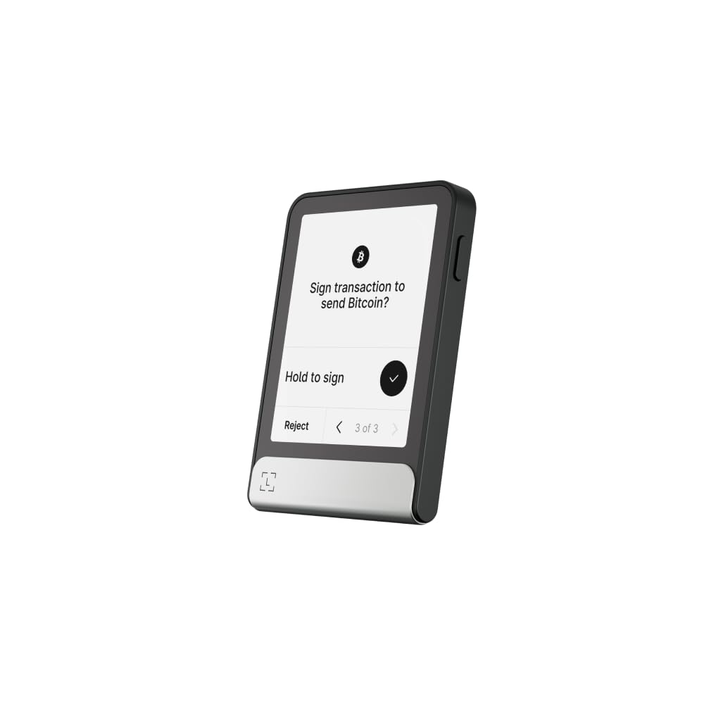 Ledger Flex - Secure E Ink Touchscreen Crypto Wallet for Bitcoin & Ethereum | Portable Cold Storage for Digital Assets | Perfect for Travel & Online Transactions (Graphite)
