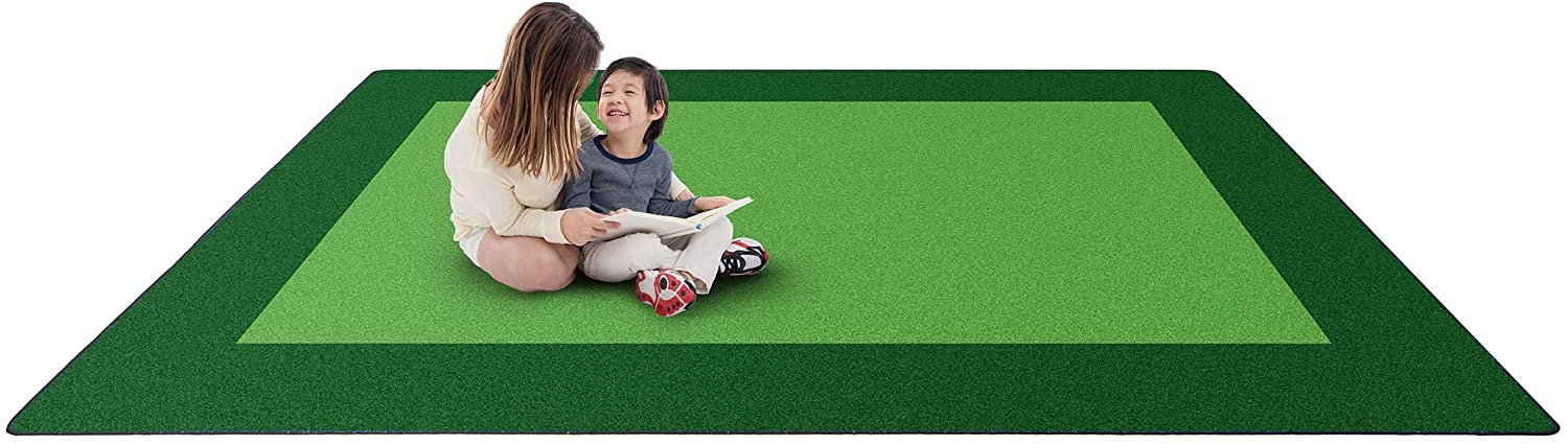 7'8 x 10'9 Soft Plush Area Rug for Living Room - Non-Slip Modern Home Decor Carpet for Bedroom, Office & Dining Room - Cozy Floor Mat for Family Gatherings & Relaxation