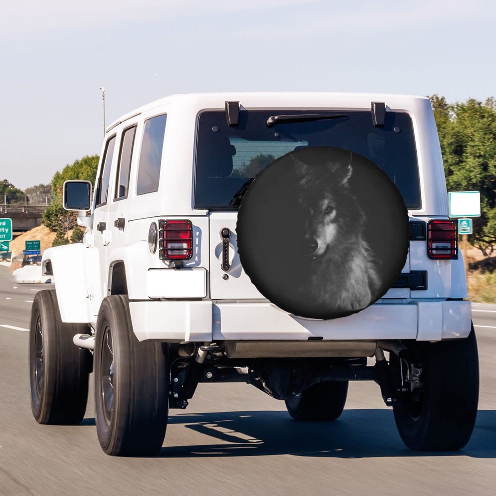 Waterproof & UV-Resistant 17 Inch Spare Tire Cover - Dustproof Wheel Protector for Jeep, Trailer, RV, SUV & Most Vehicles | Perfect for Off-Road Adventures & Outdoor Travel