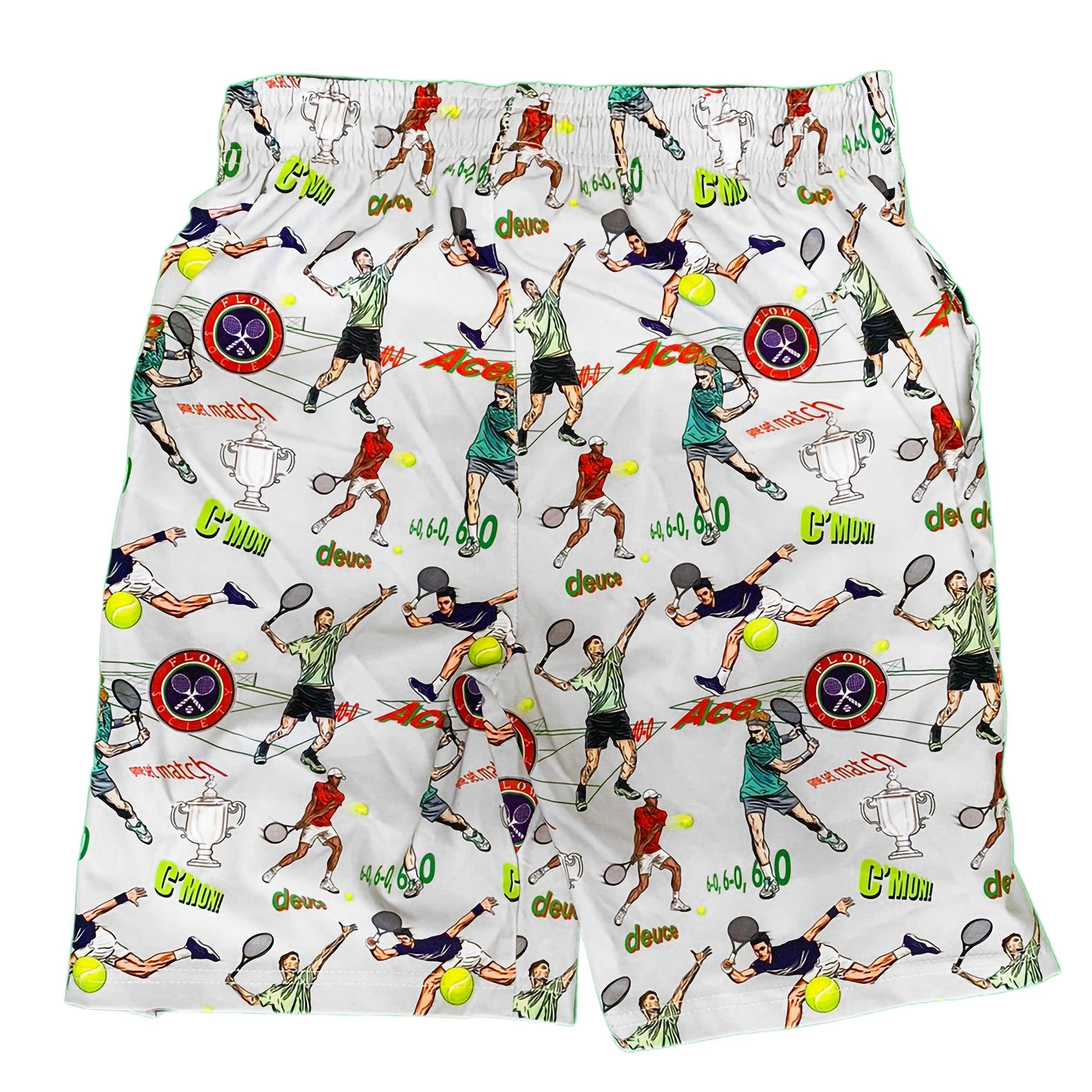 Boys' Tennis Shorts - Breathable Quick-Dry White Athletic Shorts for Kids | Perfect for Tennis, Running, Gym & Casual Wear