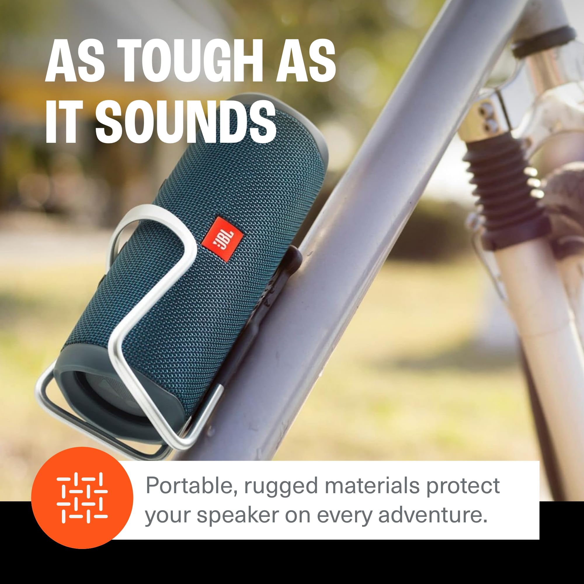 JBL FLIP 5 Waterproof Portable Bluetooth Speaker - Wireless Outdoor Speaker with 12 Hours Playtime, IPX7 Waterproof, JBL Bass Radiator - Perfect for Pool Party, Beach, Camping & Travel (Red)