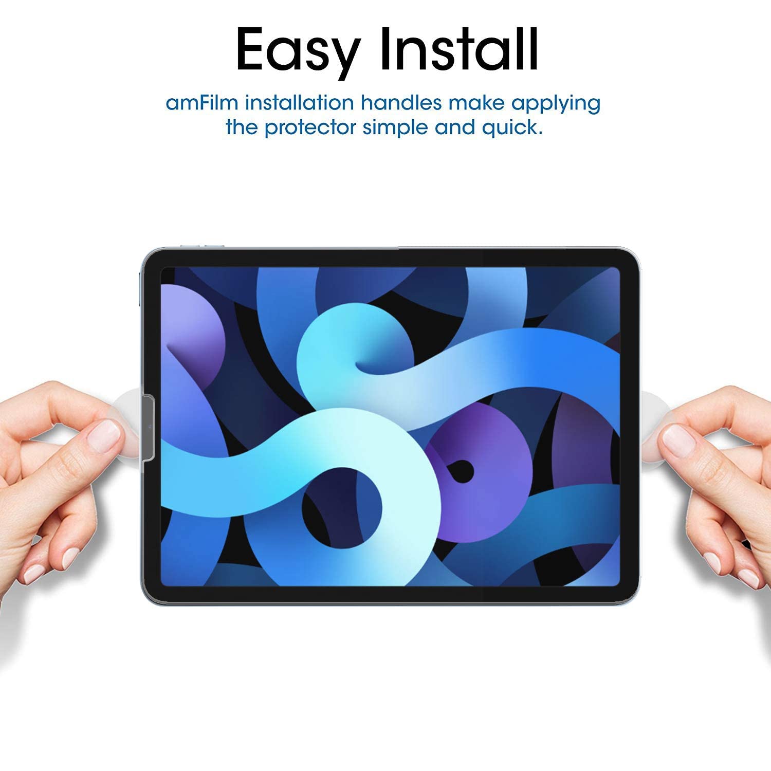 Premium Tempered Glass Screen Protector for iPad Air 5/Air 4/iPad Pro 11 (2-Pack) - Ultra Sensitive Touch, Face ID & Apple Pencil Compatible - Perfect for Work, Study & Entertainment