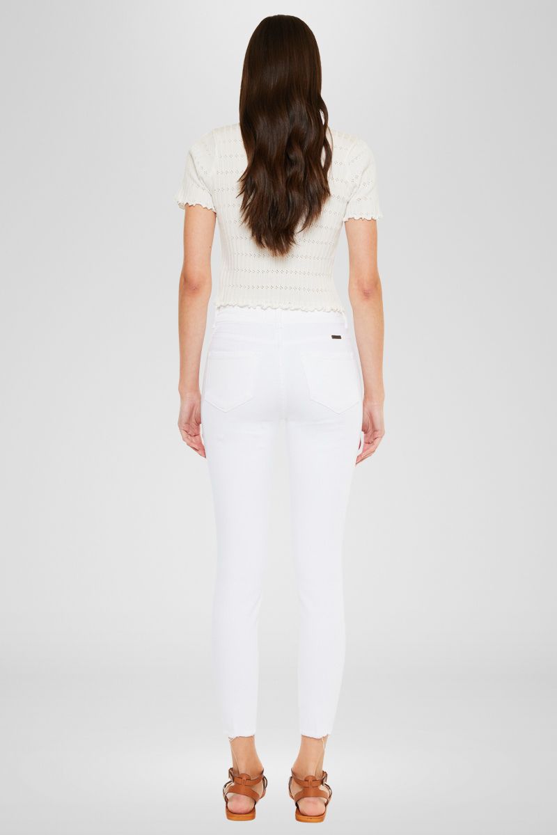 Danica High Rise Ankle Skinny Jeans for Women - Stretchy Slim Fit Denim Pants, Comfortable & Trendy - Perfect for Casual Outfits, Date Nights & Office Wear