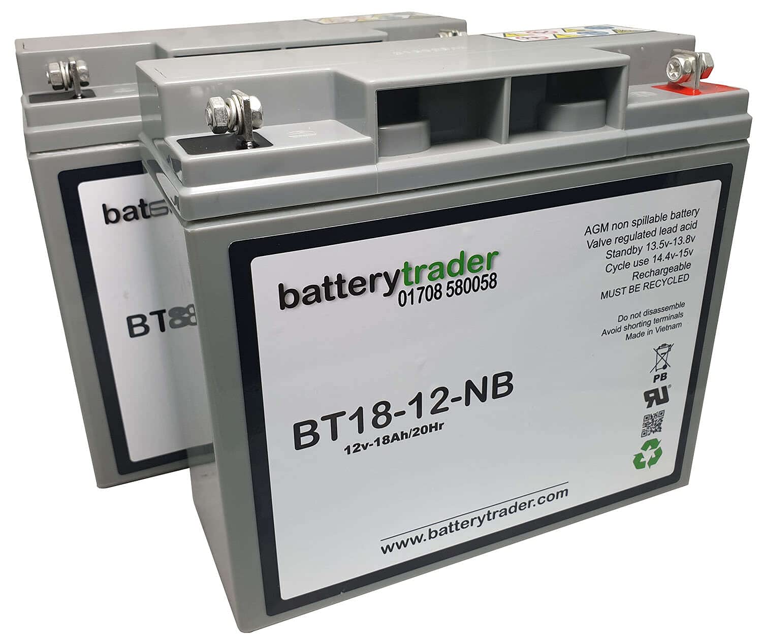 BatteryTrader® Replacement Battery Pack for IBM 90P4830 90P4831 - Compatible with UPS Backup Power Supply for Computers, Servers & Office Equipment