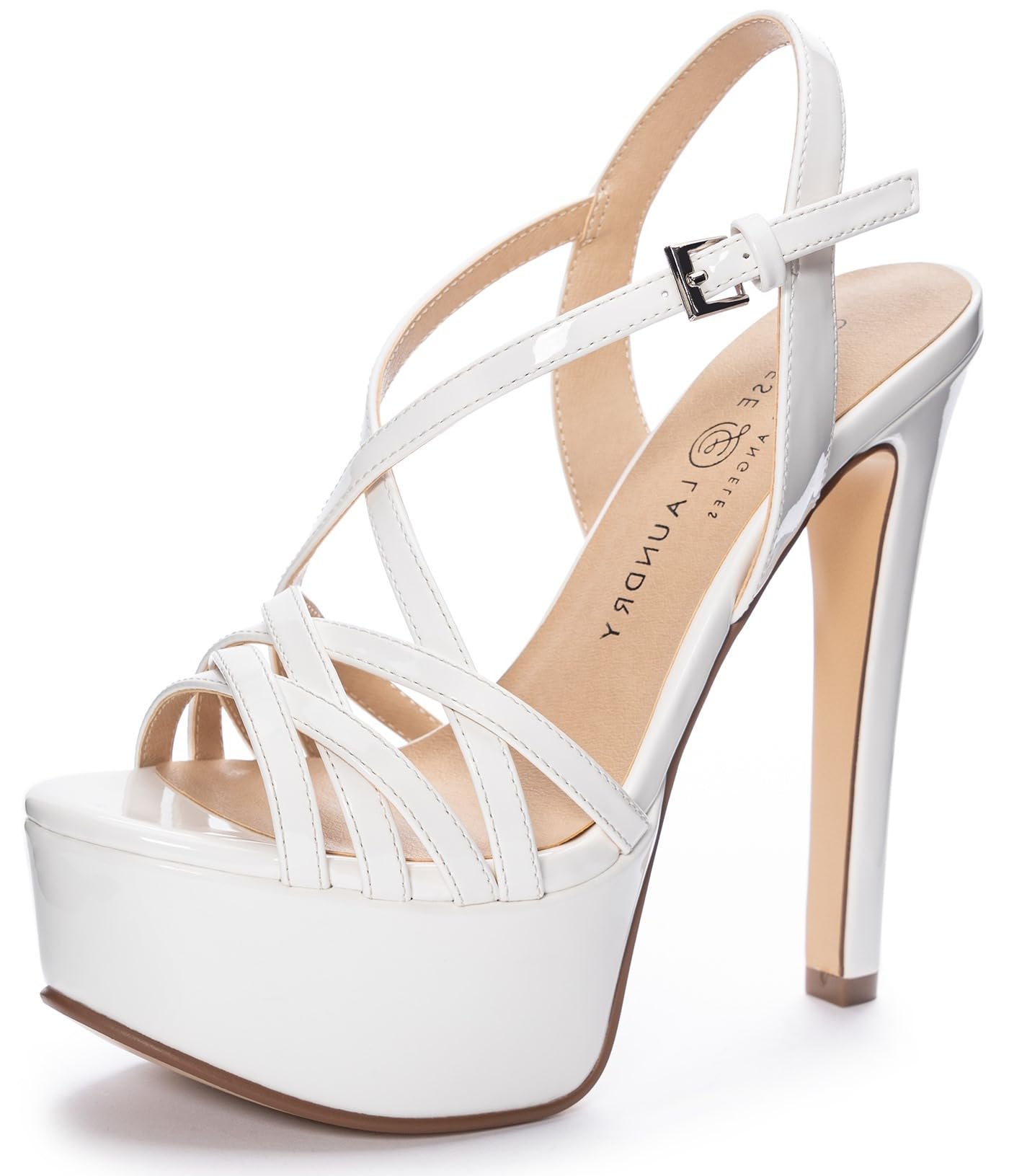 Chinese Laundry Women's Teaser Platform Dress Sandal - Comfortable High Heel Open Toe Shoes for Weddings, Parties & Summer Outfits