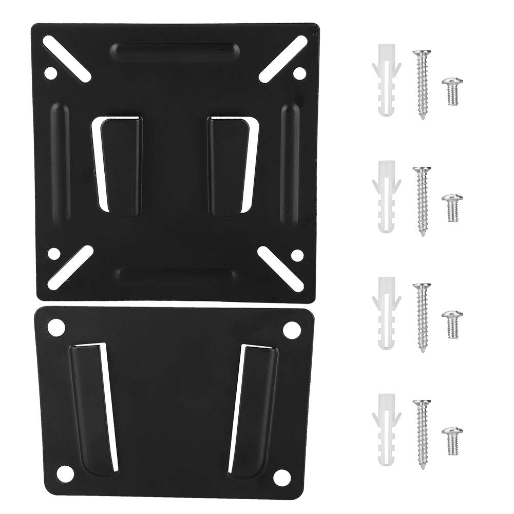Universal TV Wall Mount Bracket for 14-32 Inch LCD LED Flat Screen TVs - Heavy Duty Steel Construction with Easy Installation - Perfect for Living Room, Bedroom, Office & Home Theater Setup