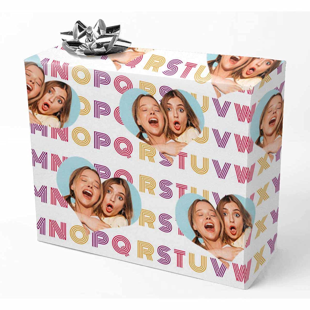 Custom Photo Wrapping Paper - Personalized Birthday Gift Wrap for Best Friends & Sisters | 58