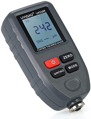 Digital Paint Coating Thickness Gauge with Backlight LCD Display - Fe/NF Auto Meter Tester for Car Paint, Metal & Non-Ferrous Surfaces | Perfect for Automotive Repair, DIY Projects & Industrial Quality Control