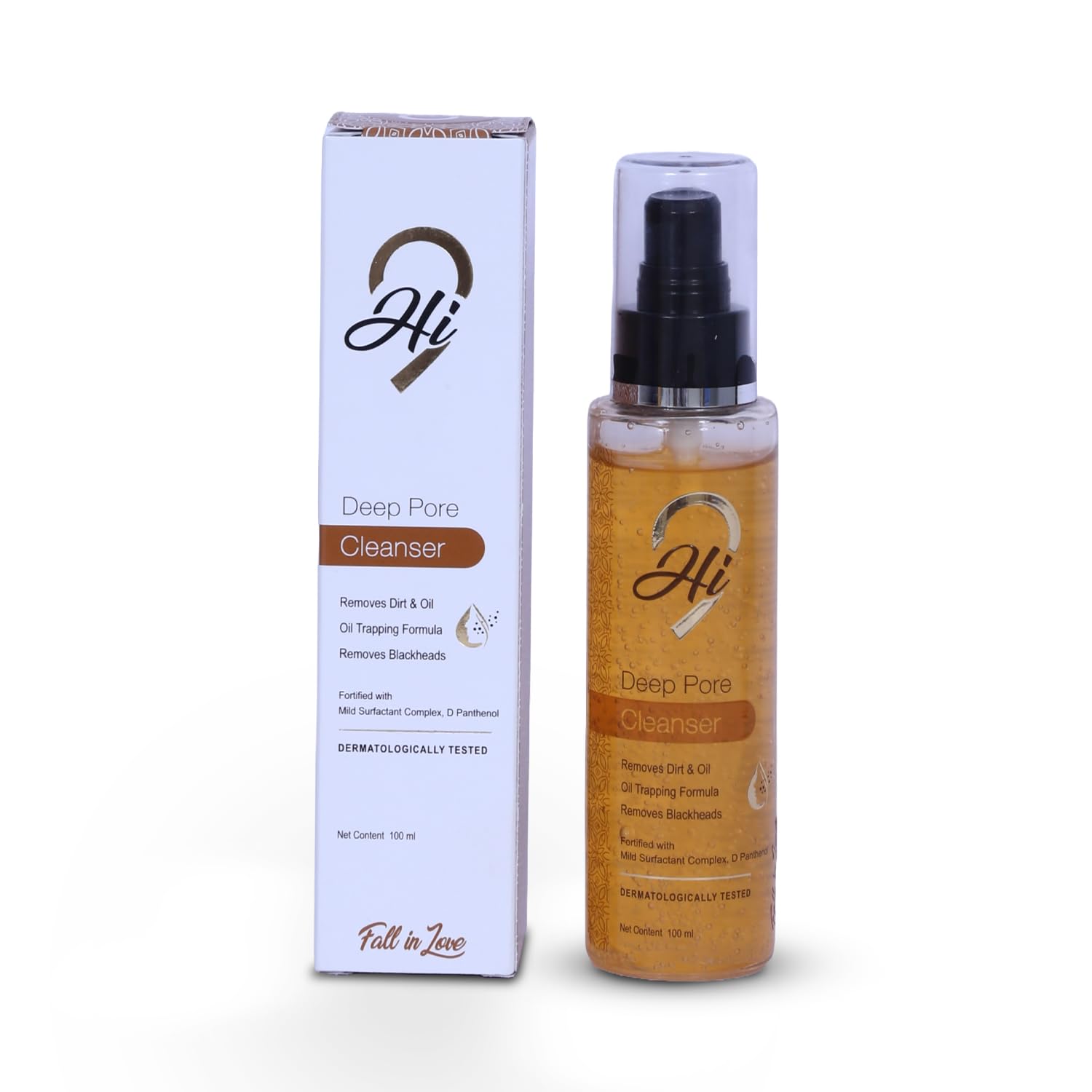 Hi9 Deep Pore Cleanser for Face - 100ml Oil Control Face Wash | Best Oil Cleanser for Oily Skin to Unclog Pores, Remove Dirt & Excess Oil | Hydrating Facial Cleanser for Clear Skin | Men & Women Daily Skincare | Ideal for Morning & Night Routine, Pre-Makeup Cleansing
