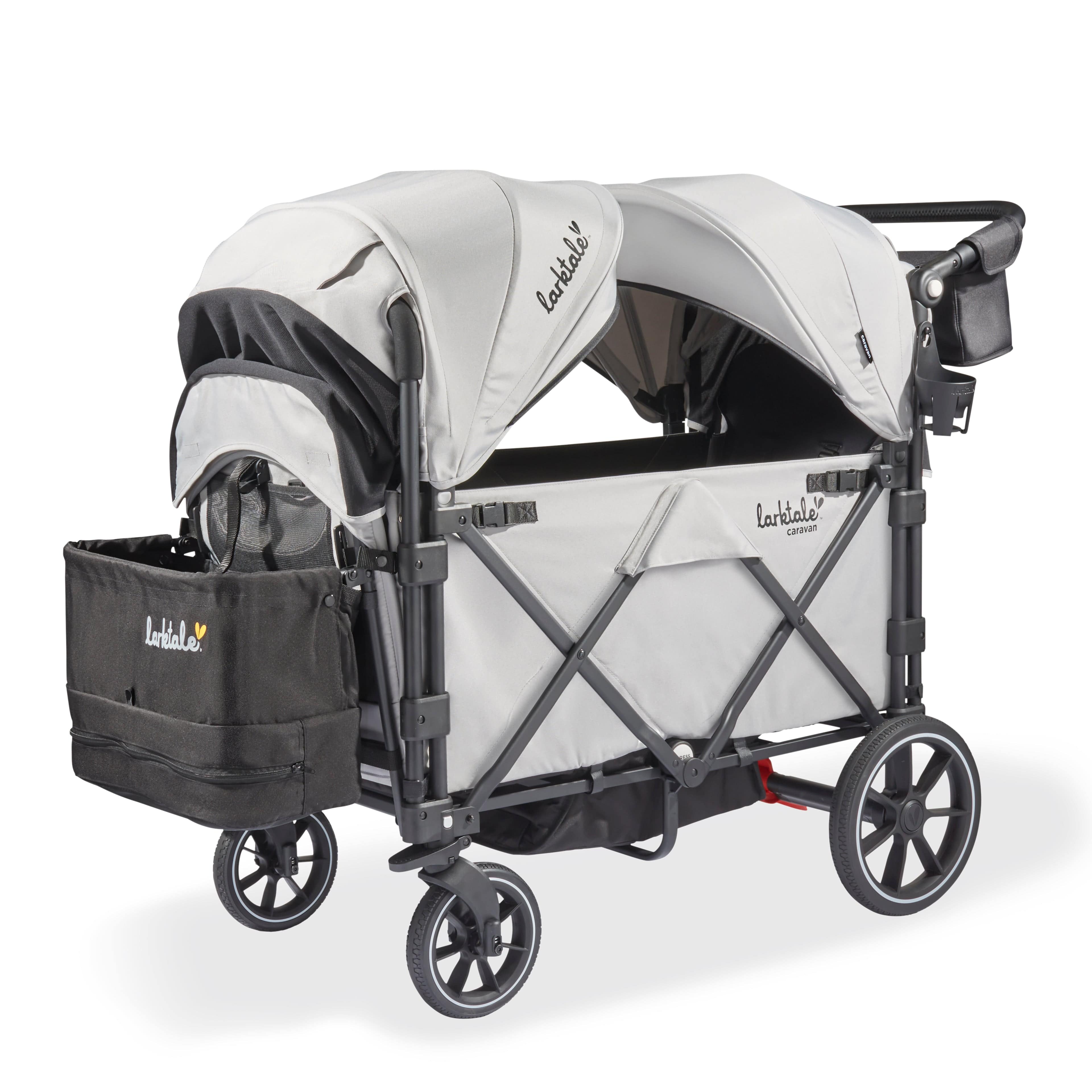 Larktale Caravan V3 All-Terrain Stroller Wagon for Kids - Lightweight, Foldable & Durable for Beach, Park, and Outdoor Adventures