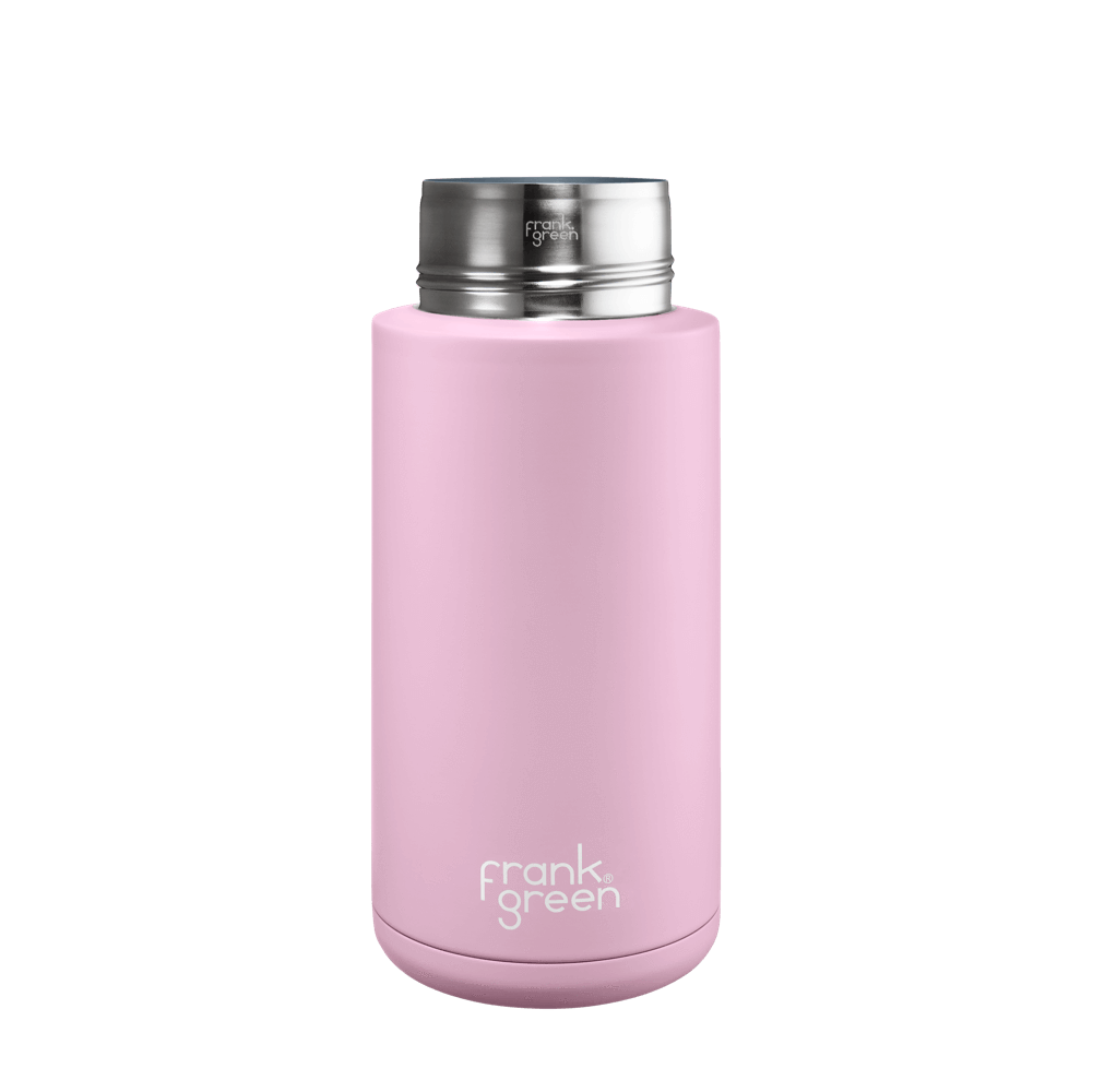 Eco-Friendly Ceramic Reusable Water Bottle - 34oz (1000ml) Leak-Proof & Insulated - Perfect for Gym, Hiking, Office & Travel