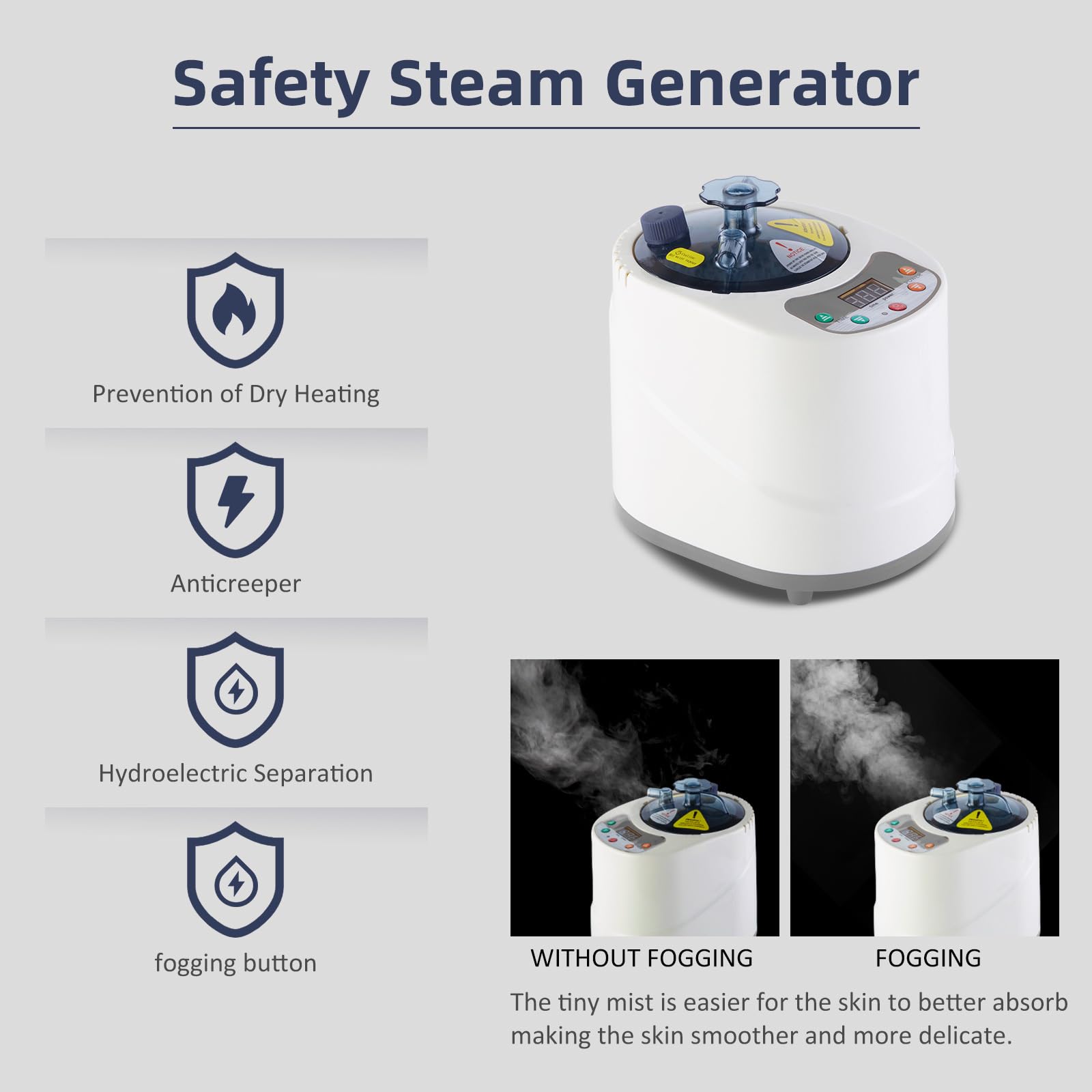 Portable Personal Steam Sauna Tent for Home - 2L 900W Foldable Steamer with Remote Control | Full Body Relaxation & Detox Therapy (Blue) | Perfect for Home Spa, Yoga Recovery & Stress Relief