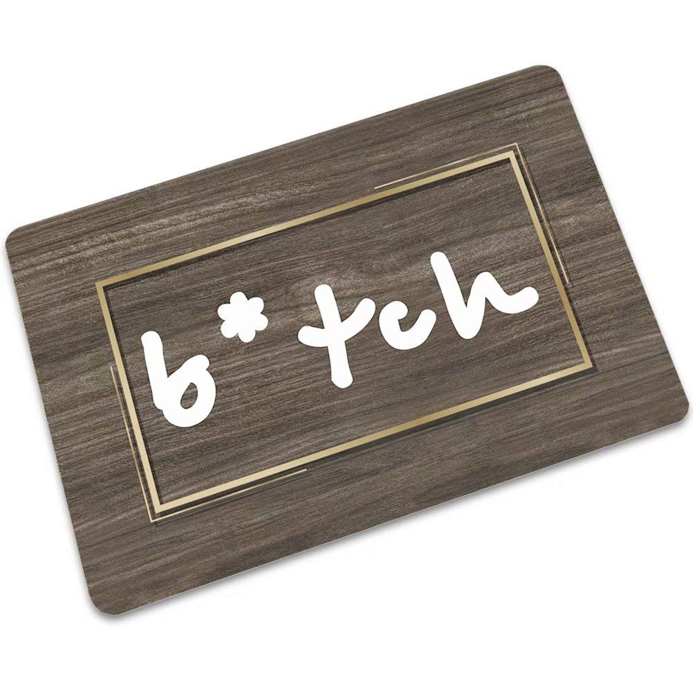 Premium Non-Slip Rubber Doormat for Indoor & Outdoor Use - Waterproof All-Weather Entryway Mat for Front Door, Patio, Deck - Easy Clean Modern Design - Perfect for Home, Office, and High-Traffic Areas