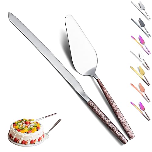 4. Brown Handle and Shiny Silver Head