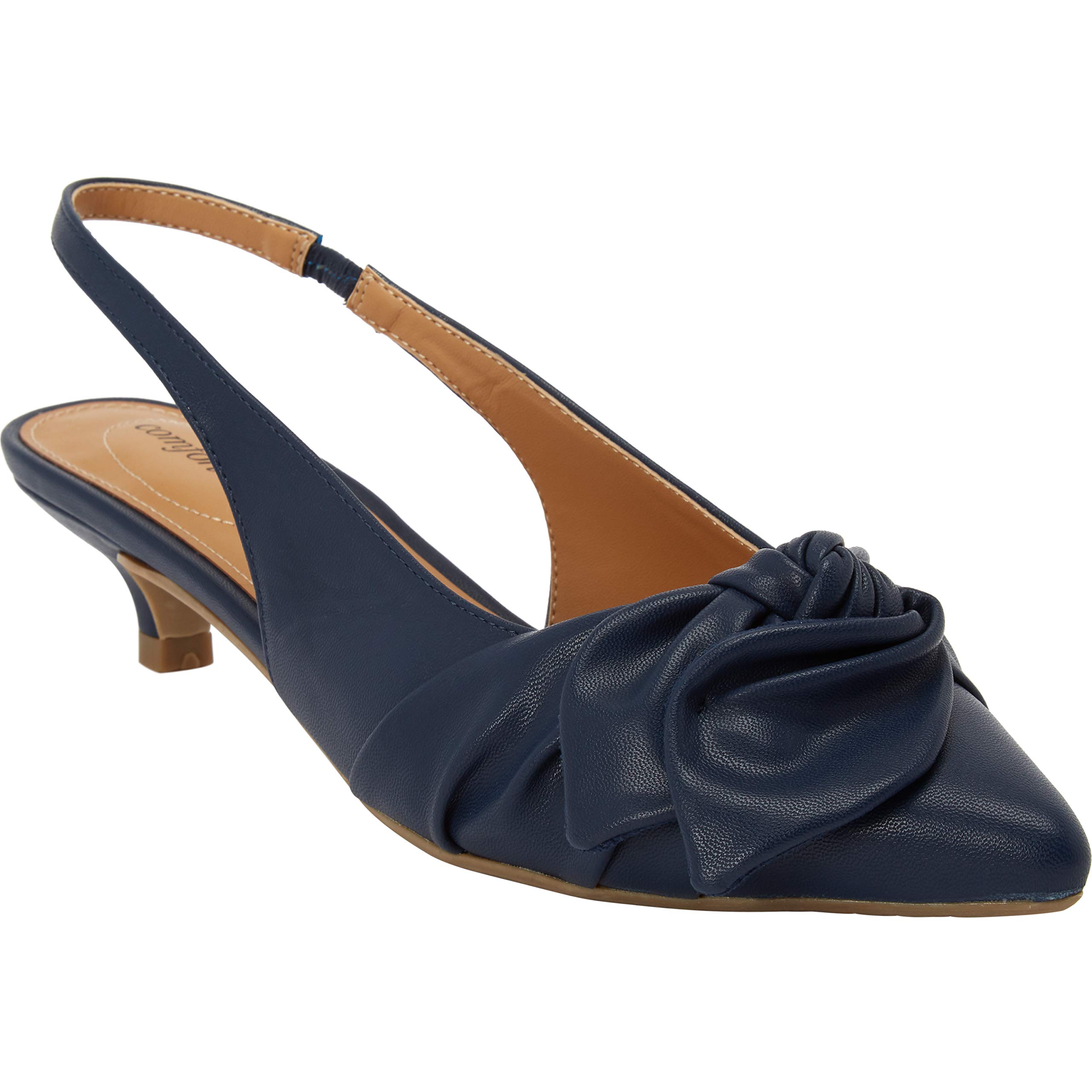 Comfortview Women's Wide Width The Tia Slingback - Comfortable Casual Shoes for Work, Walking & Everyday Wear