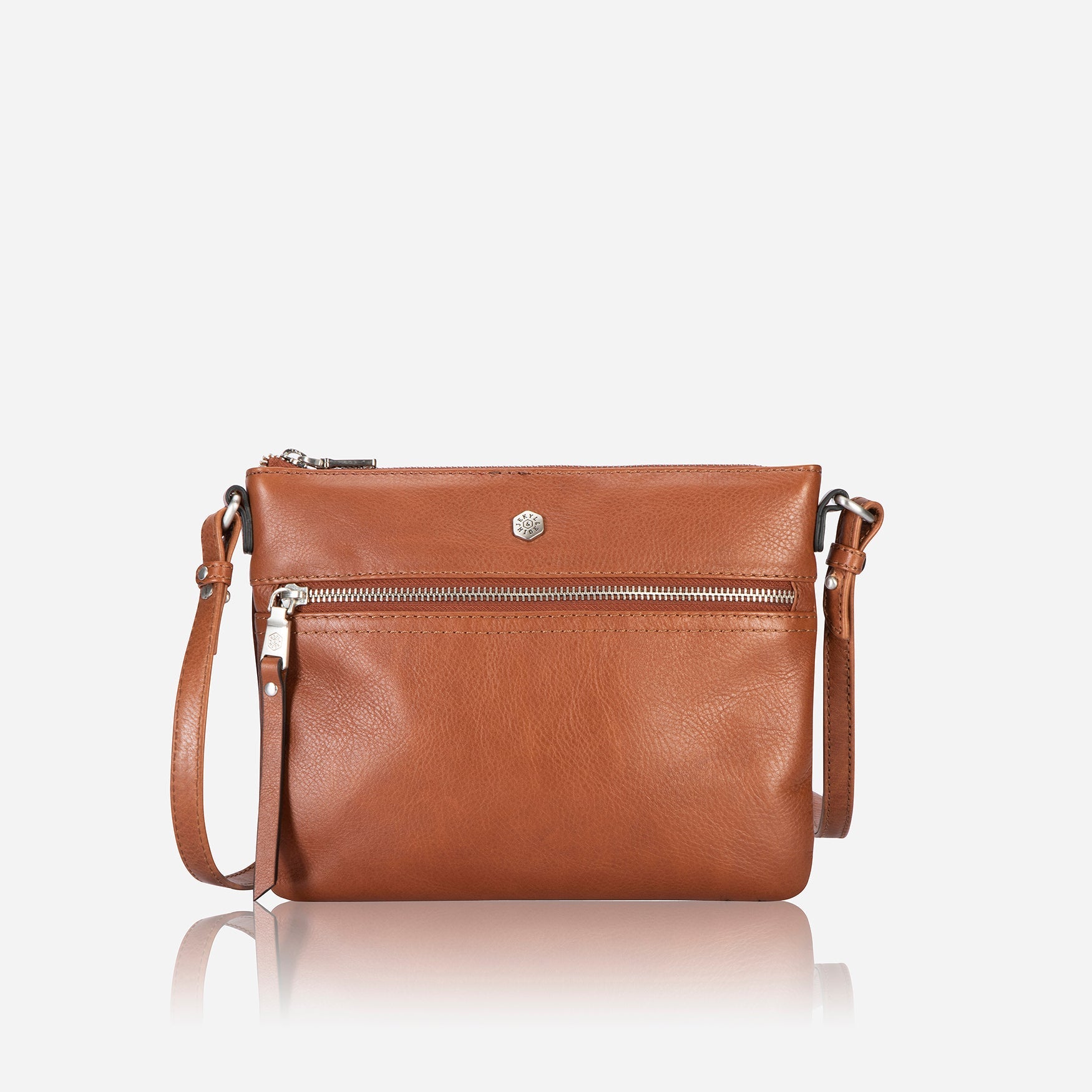 Jekyll & Hide Osaka Women's Crossbody Bag in Tan - Stylish and Functional Purse for Everyday Use, Travel, and Shopping