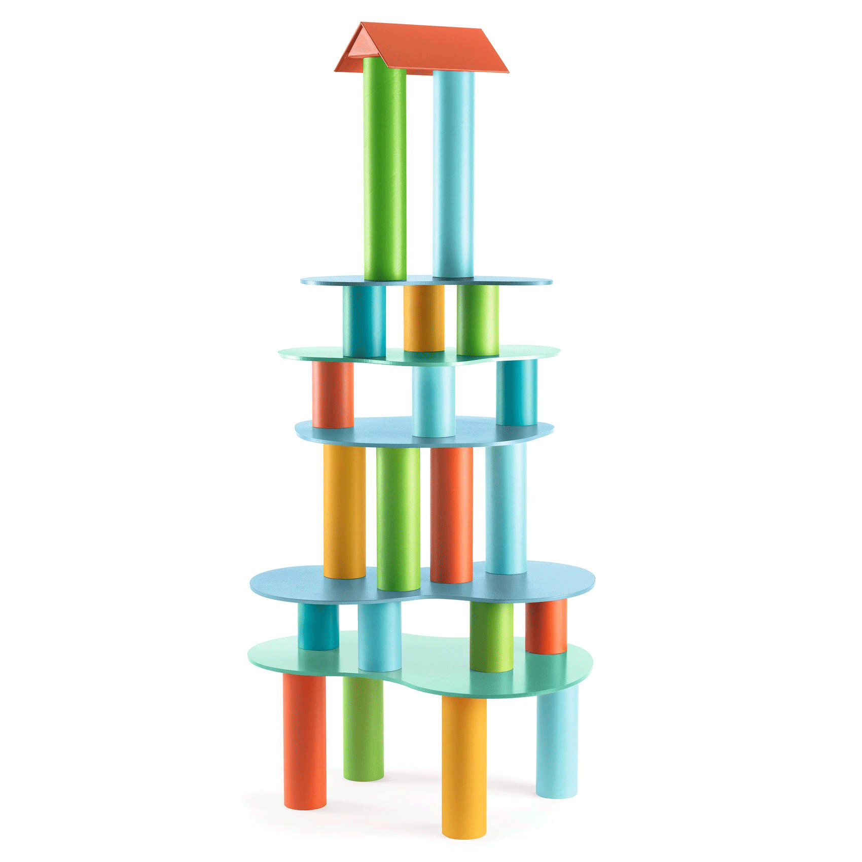 Djeco Tublo Construction Set - Creative Building Blocks for Kids | STEM Learning Toy for Toddlers & Preschoolers | Perfect for Indoor Play & Educational Activities
