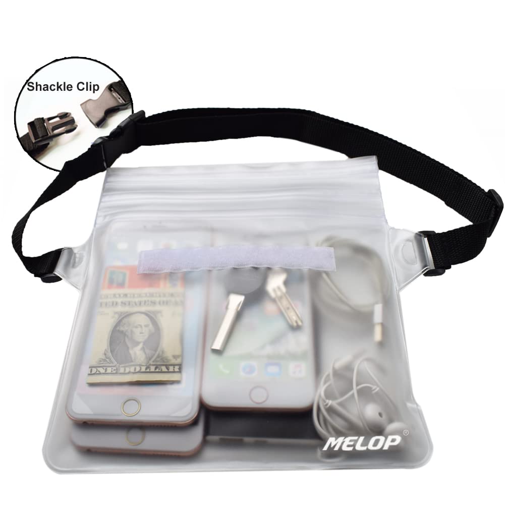 Waterproof Pouch Bag with Adjustable Strap - IPX8 Certified Dry Bag for Phones, Keys & Essentials - Perfect for Swimming, Kayaking, Beach, Fishing & Water Sports - Keep Your Belongings Safe from Rain & Splashes