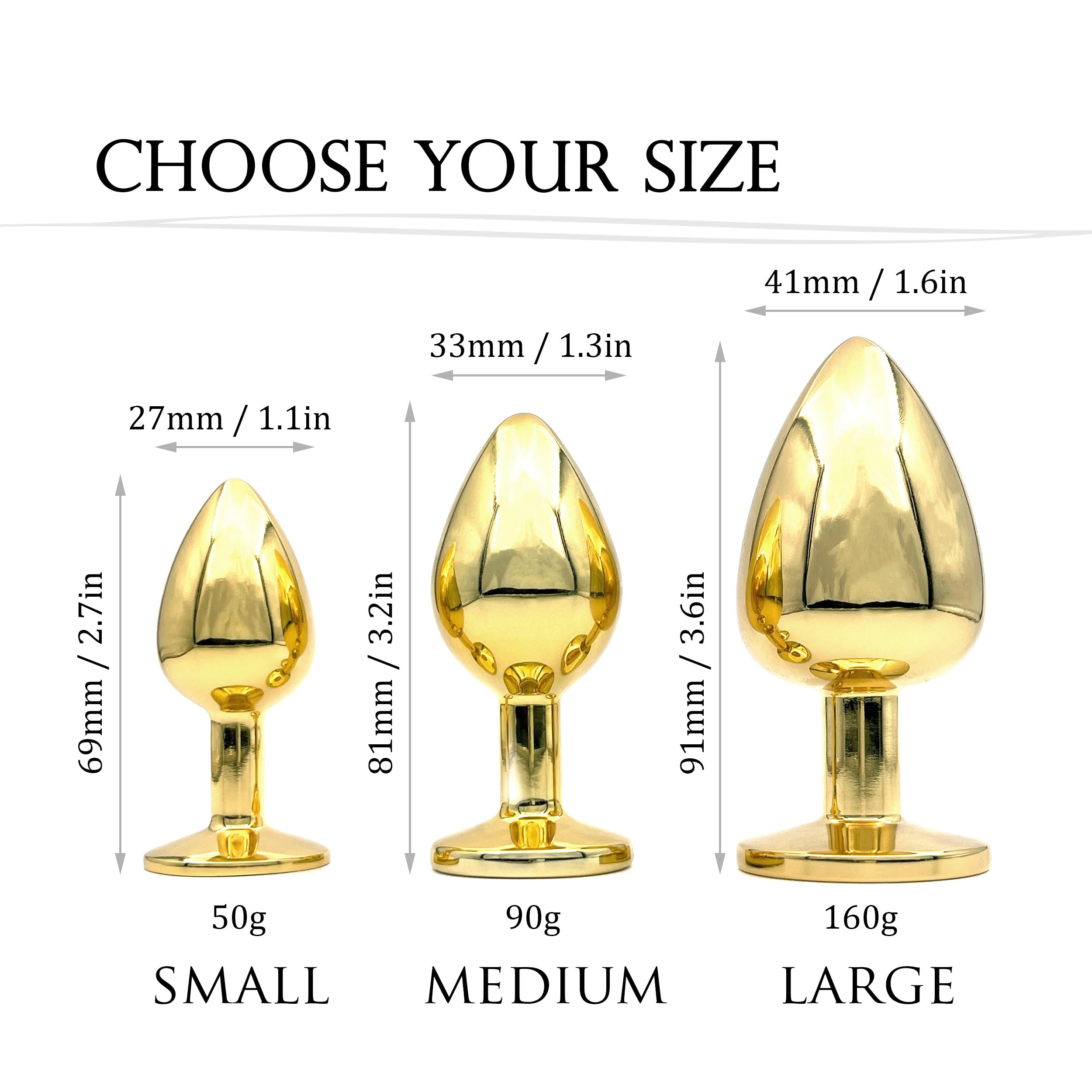 Premium Austrian Crystal AB Luxury Butt Plug - Best Christmas Gift for Couples, Beginner-Friendly Anal Toy for Sensual Play & Intimate Exploration
