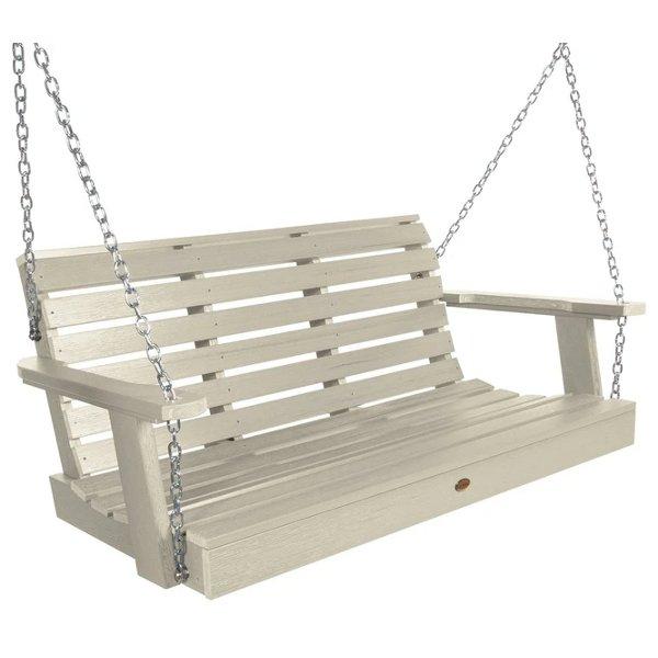 Weatherly Porch Swing - Heavy Duty Outdoor Hanging Chair with Stand - Perfect for Backyard, Garden, Patio Relaxation - USA Made