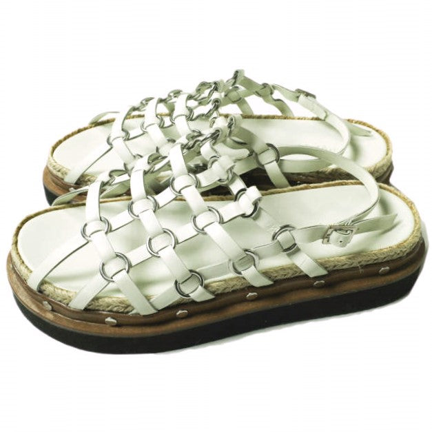 3.1 Phillip Lim Leather Platform Sandals for Women - Chunky Heel Summer Sandals | Comfortable & Stylish for Beach, Vacation, and Casual Outings
