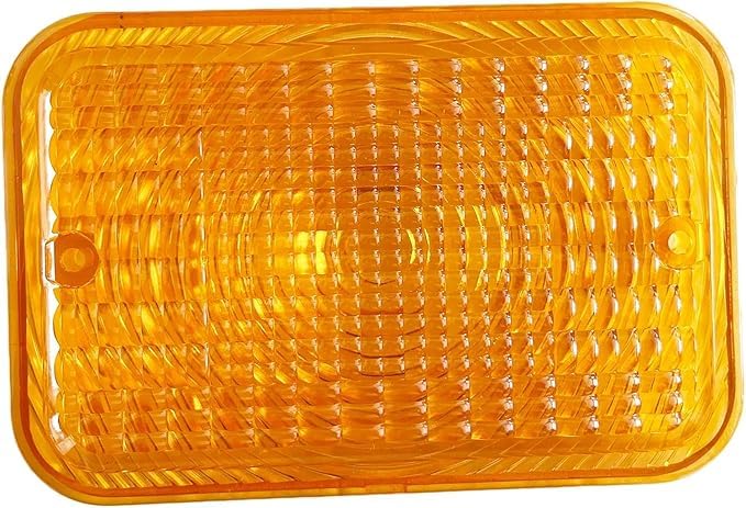 John Deere Tractor Taillight Lens Replacement - Amber LVU18745 Compatible with 1023E 1025R 1026R 2027R 2032R 3120 3203 3320 4105 4520 4600 5415 5425 Models (2-Pack) - Perfect for Farm Equipment Maintenance & Tractor Lighting Upgrades