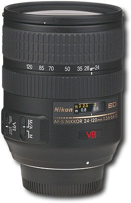 Nikon AF-S NIKKOR 24-120mm f/3.5-5.6G ED VR Zoom Lens for DSLR Cameras - Professional Photography, Travel & Portrait Shooting