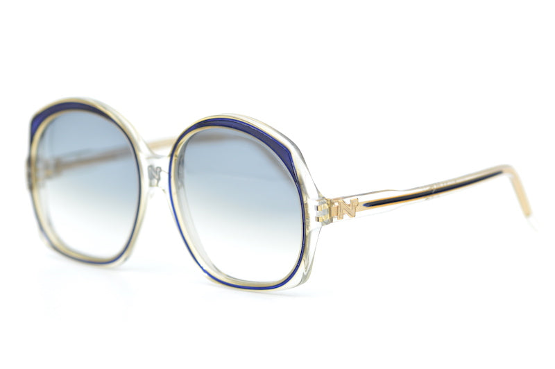 Nina Ricci 116 70s Vintage Sunglasses for Women - Retro Cat Eye Shades with UV Protection - Perfect for Beach, Driving & Fashion Outfits