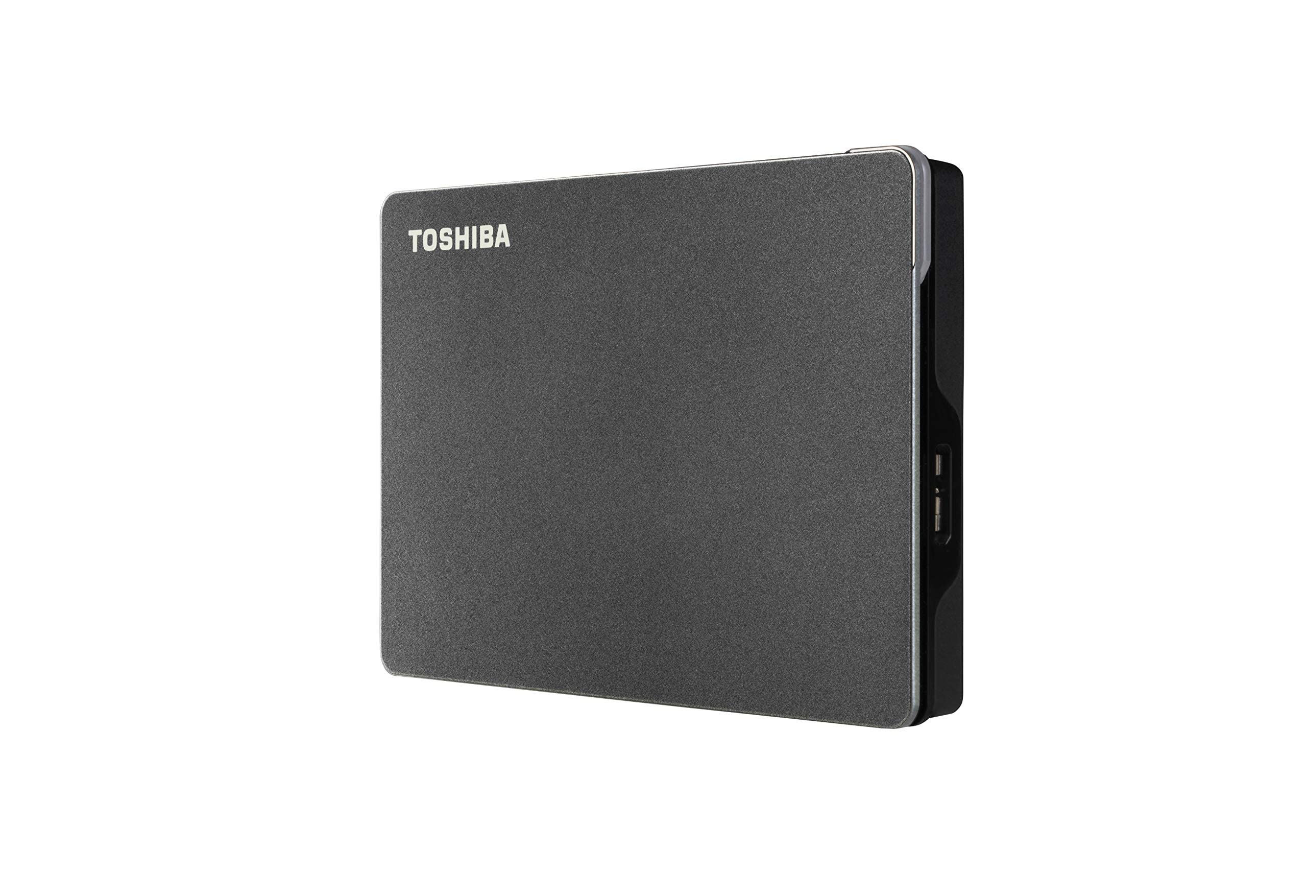 Toshiba Canvio Gaming 2TB Portable External Hard Drive USB 3.0 - High-Speed HDD for PS5, Xbox Series X, PC & Mac (Black) | Expand Storage for Games, Movies & Backups | Plug & Play for Console & Desktop