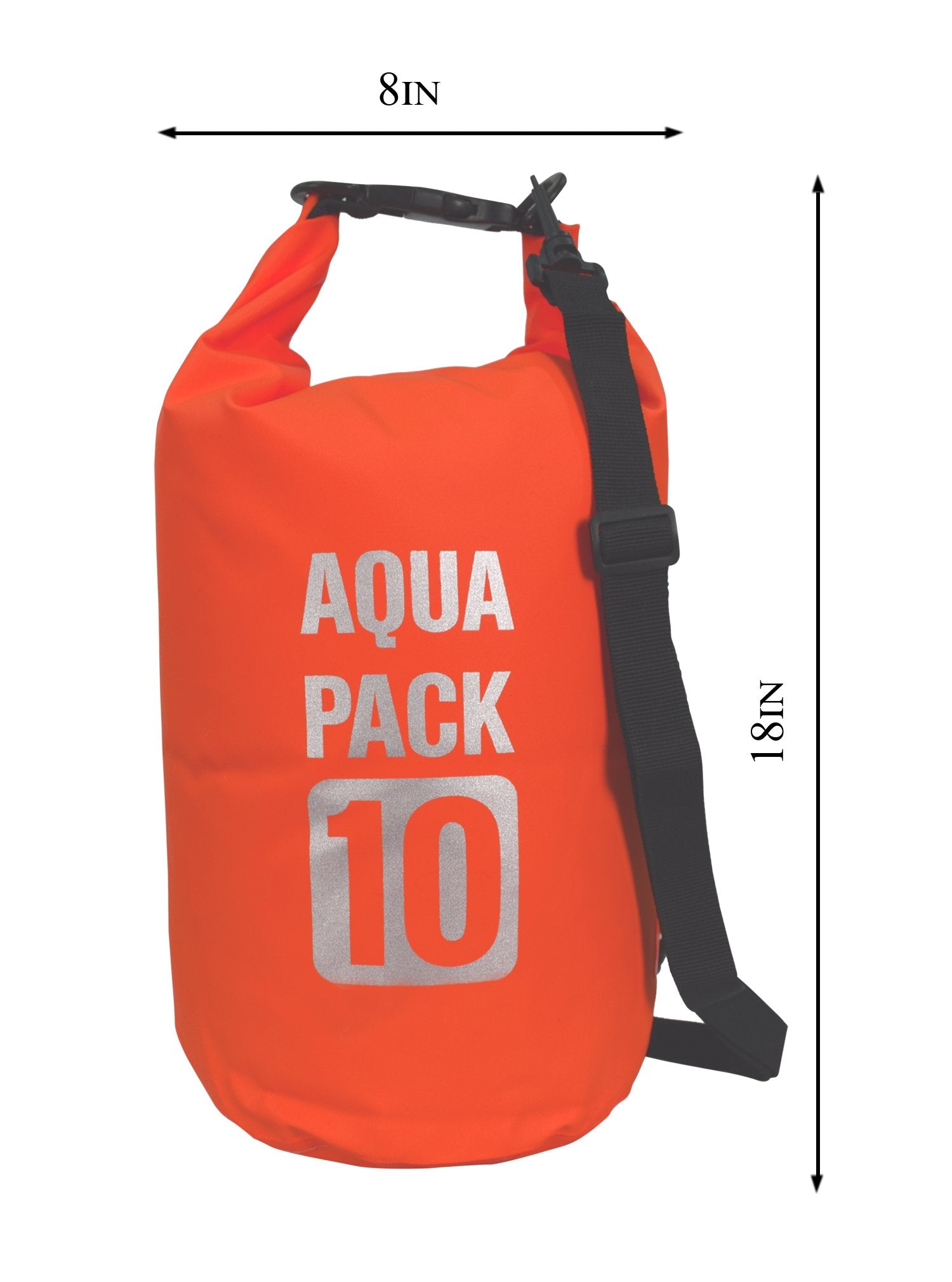 Waterproof Dry Bag Roll Top Compression Sack - 10L & 15L for Kayaking, Beach, Rafting, Boating, Hiking, Camping, Fishing - Keep Gear Dry in Any Outdoor Adventure