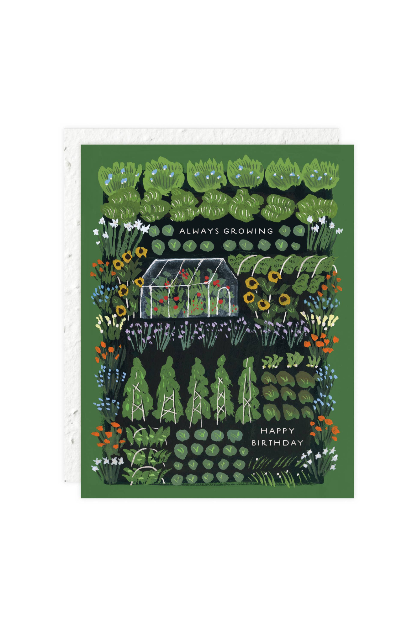 Eco-Friendly Garden Greenhouse Birthday Card - Perfect for Plant Lovers & Garden Enthusiasts - Ideal for Birthdays, Anniversaries & Special Occasions