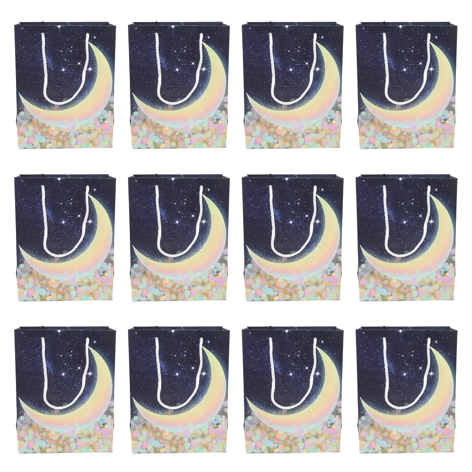 Cosiki Gift Bags - Portable Lightweight Medium Party Favor Bags for Ramadan, Christmas, Birthday & Wedding Celebrations - Perfect for Gift Wrapping, Party Favors & Holiday Shopping