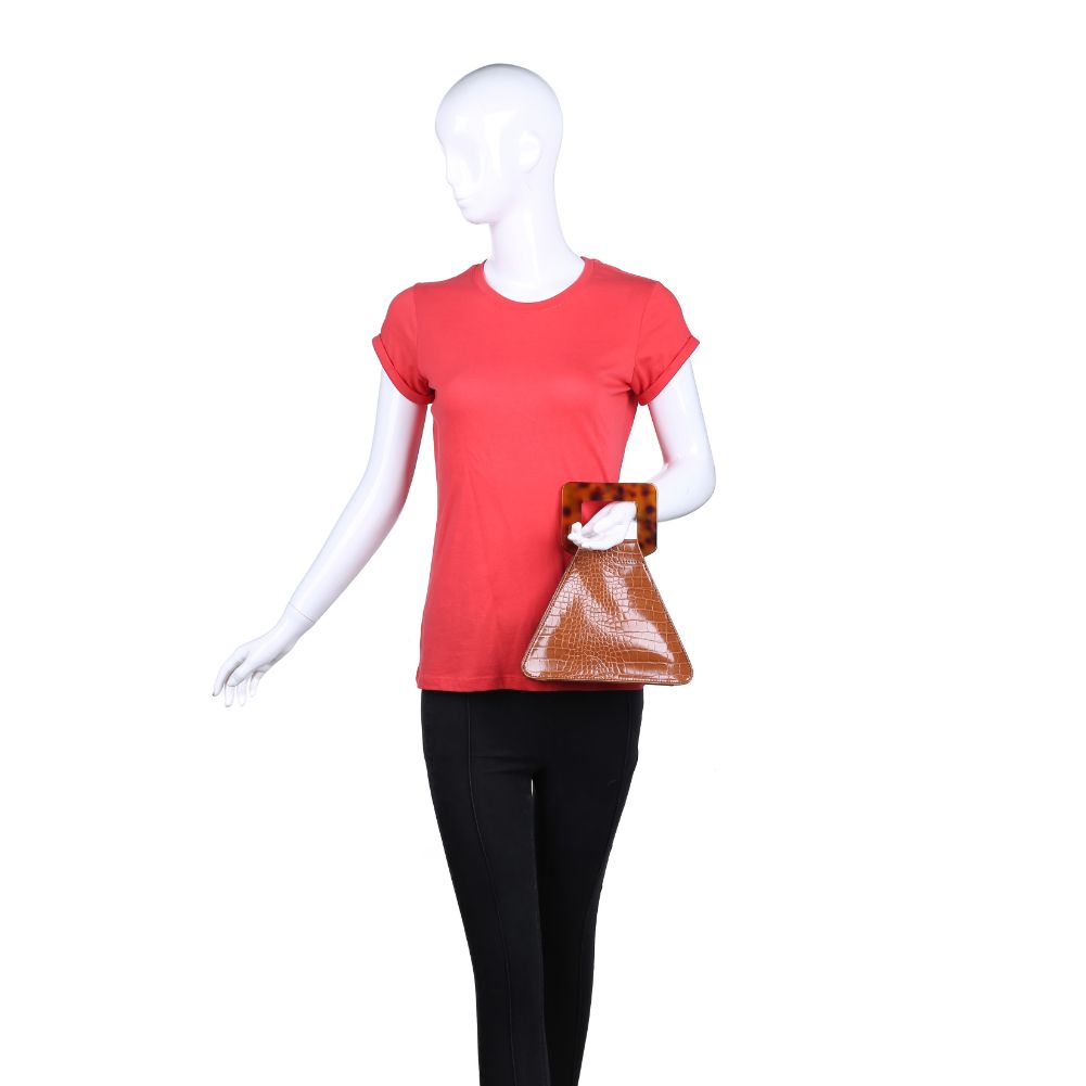 Delilah Croco Mini Bag - Stylish Vegan Leather Crossbody Purse for Women | Perfect for Parties, Date Nights & Everyday Use