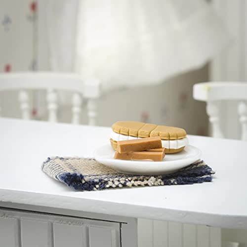 Factory Direct Craft Miniature Candy and Cookie Plate - Dollhouse Miniature Dessert Display for Tea Parties, Birthday Cakes & Holiday Decorations