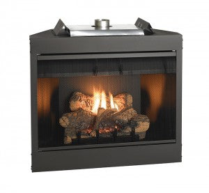 White Mountain Hearth Keystone Deluxe B-Vent Gas Fireplace Insert - Efficient Heating for Living Rooms & Bedrooms - Perfect for Home & Cabin Use