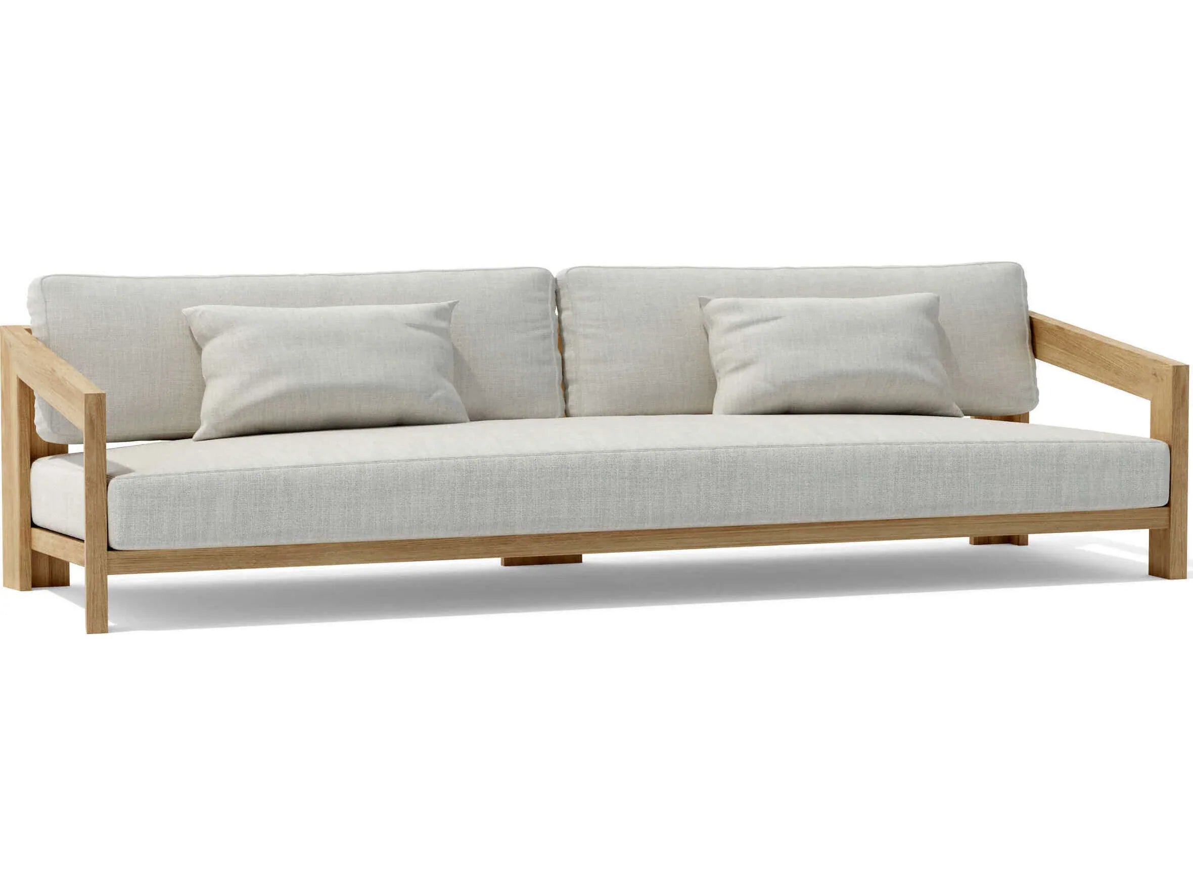 Anderson Teak Smyrna 4-Seat Outdoor Patio Sofa Set DS 853 - Perfect for Poolside, Garden, and Backyard Relaxation