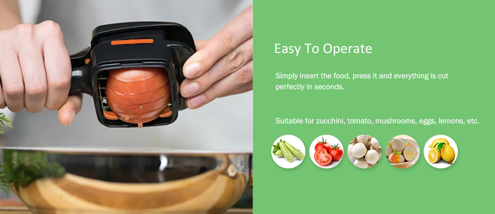 Nicer Dicer Quick - 3-in-1 Vegetable Chopper, Dicer & Slicer with Container - Perfect for Meal Prep, Salads & Healthy Cooking - Kitchen Gadget for Fast Food Preparation
